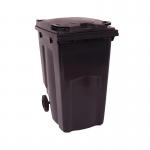 2Work Wheelie Bin 360 Litre Grey 2W10850 2W10850