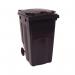 2Work Wheelie Bin 360 Litre Grey 2W10850 2W10850