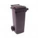 2Work Wheelie Bin 80 Litre Grey 2W10855 2W10855