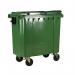 2Work Wheelie Bin 660 Litre Green 2W10863 2W10863