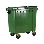 2Work Wheelie Bin 770 Litre Green 2W10866 2W10866