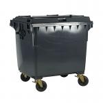 2Work Wheelie Bin 770 Litre Grey 2W10867 2W10867
