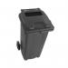 2Work Wheelie Bin Waste Slot Lid 120 Litre Grey 2W10873 2W10873
