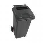 2Work Wheelie Bin Waste Slot Lid 140 Litre Grey 2W10877 2W10877