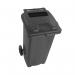 2Work Wheelie Bin Waste Slot Lid 140 Litre Grey 2W10877 2W10877