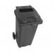 2Work Wheelie Bin Waste Slot Lid 240 Litre Grey 2W10882 2W10882