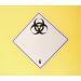 2Work Wheelie Bin Clinical Waste 770 Litre 4 Wheel Lock Yellow 2W10897 2W10897