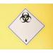 2Work Wheelie Bin Clinical Waste 120 Litre Lockable Yellow 2W10900 2W10900