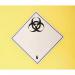 2Work Wheelie Bin Clinical Waste 360 Litre 2 Wheel Lock Yellow 2W10902 2W10902