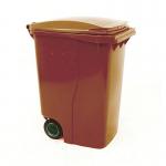 2Work Wheelie Bin 360 Litre Brown 2W10917 2W10917