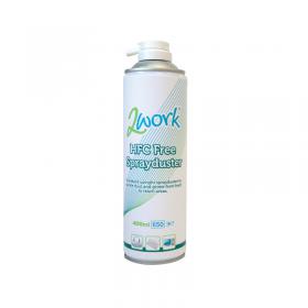 2Work HFC Free Spray Duster Non-invertible Flammable 400ml 2W50897 2W50897