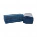 2Work I-Fold Hand Towels 1-Ply Blue 190x250mm Sheets (Pack of 3600) 2W70104 2W70104