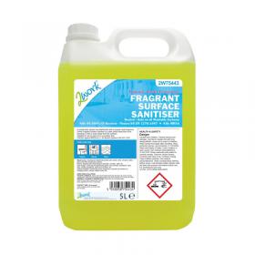 2Work Fragrant Surface Sanitiser 5 Litre 2W75443 2W75443