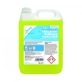 2Work Fragrant Surface Sanitiser 5 Litre 2W75443 2W75443