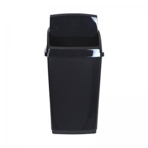 2Work Swing Top Bin 30 Litre Black RB02383 2W810011