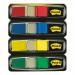 Post-it Small Index Flags Repositionable W12.5xH43mm Standard Colours Ref 683-4 [Pack 140] 300013