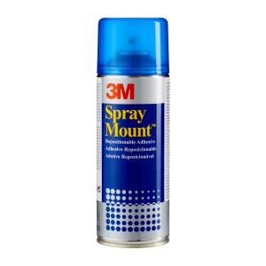 3M SprayMount Adhesive Spray Can CFC-Free Non-staining 400ml Ref