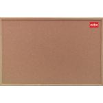 Nobo Classic Office Noticeboard Cork with Natural Oak Finish W1200xH900mm Ref 37639004 300229