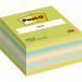 Post-it Note Cube 76x76mm Neon Assorted Ref 2028NB 300347