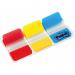 Post-it Index Strong 25mm Assorted Red Yellow and Blue Ref 686-RYB [Pack of 66 Tabs] 300353