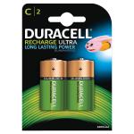 Duracell Battery Rechargeable Accu NiMH 3000mAh Size C Ref 81364720 [Pack 2] 300387