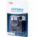 Dymo D1 Tape for Labelmaker Polyester Permanent 12x5.5mm Black on White Ref 16959 S0718060 300417