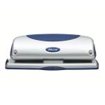 Rexel P425 Punch 4-Hole Metal with Nameplate Capacity 25x 80gsm Blue and Silver Ref 2100754 300442