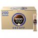 Nescafe Gold Blend Instant Coffee Granules Decaffeinated Stick Sachets [Pack 200] 300513