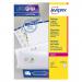 Avery Addressing Labels Laser Jam-free 21 per Sheet 63.5x38.1mm White Ref L7160-40 [840 Labels] 300960