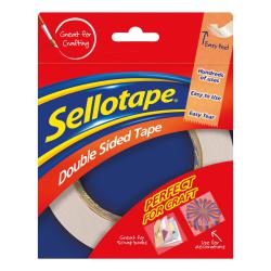 Sellotape Double Sided Tape 15mmx5m (Pack of 12) 1445293