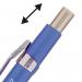 Pentel P207 Mechanical Pencil with Eraser Steel-lined Sleeve with 6 x HB 0.7mm Lead Ref P207 [Pack 12] 301203