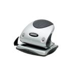 Rexel P225 Punch 2-Hole Robust Metal with Nameplate Capacity 25x 80gsm Silver and Black Ref 2100743 301224