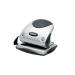 Rexel P225 Punch 2-Hole Robust Metal with Nameplate Capacity 25x 80gsm Silver and Black Ref 2100743 301224