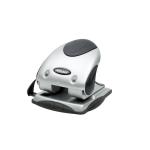 Rexel P240 Punch 2-Hole Heavy-duty with Nameplate Capacity 40x 80gsm Silver and Black Ref 2100748 301225