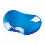 Fellowes Crystal Flex Rest Gel Blue Ref 91177-72 301313