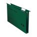 Rexel Crystalfile Classic Suspension File Manilla Wide-base 30mm 230gsm A4 Green Ref 70621 [Pack 50] 301404