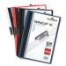 Durable Duraclip Folder PVC Clear Front 3mm Spine for 30 Sheets A4 Midnight Blue Ref 2200/28 [Pack 25] 301440