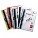 Durable Duraclip Folder PVC Clear Front 3mm Spine for 30 Sheets A4 Midnight Blue Ref 2200/28 [Pack 25] 301440