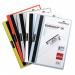 Durable Duraclip Folder PVC Clear Front 3mm Spine for 30 Sheets A4 Midnight Blue Ref 2200/28 [Pack 25] 301440