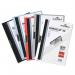 Durable Duraclip Folder PVC Clear Front 3mm Spine for 30 Sheets A4 Red Ref 220003 [Pack 25] 301443