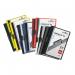 Durable Duraclip Folder PVC Clear Front 6mm Spine for 60 Sheets A4 Black Ref 2209/01 [Pack 25] 301445