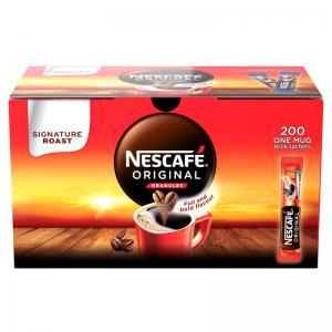 Nescafe Original Instant Coffee Granules Stick Sachets Pack 200 301920