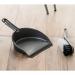 Addis Housewares Dustpan And Soft Brush Set, Metallic Silver 303602