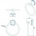 Croydex Qm201541 Westminster Towel Ring, Chrome 303925
