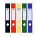 Durable Ordofix Spine Labels 390x60mm Self-adhesive PVC for Lever Arch File Black Ref 8090/01 [Pack 10] 305063