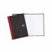 Black n Red Notebook Casebound 90gsm Ruled 192pp A6 Ref 100080429 [Pack 5] 305365