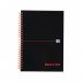 Black n Red Notebook Wirebound 90gsm Ruled and Perforated 140pp A5 Glossy Black Ref 100080220 [Pack 5] 305746