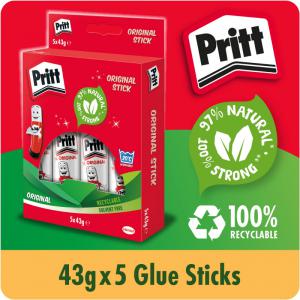 Pritt Stick 43g Pack 5 306184