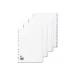 PremierTeam Dividers 20-Part Recycled Card Multipunched A4 White 306418