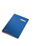 Signature Book 20 Compartments Durable Blotting Card 340x240mm Blue 306780